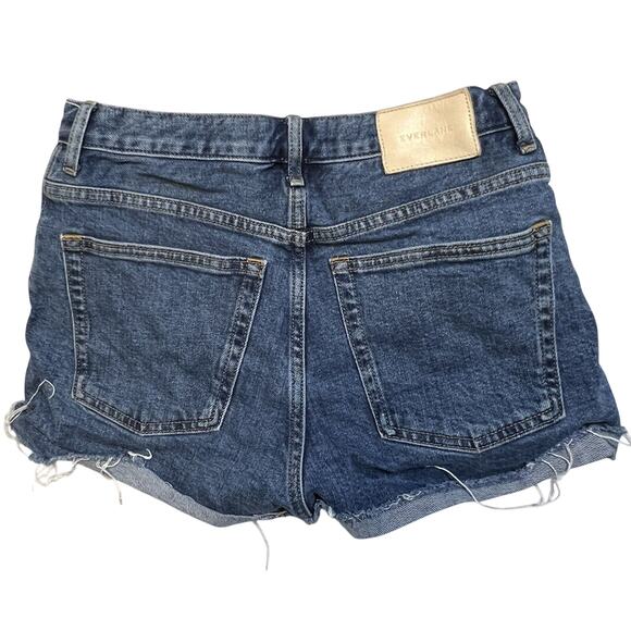 Everlane The Cheeky Short Women Size 25 Button Fly‎ Denim Cut Offs - Picture 1 of 10